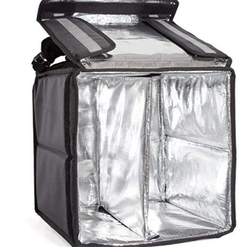 Saco de transporte Aluminium Heated Thermal em sacos de refrigeração, isolado alimentos Mochila de entrega