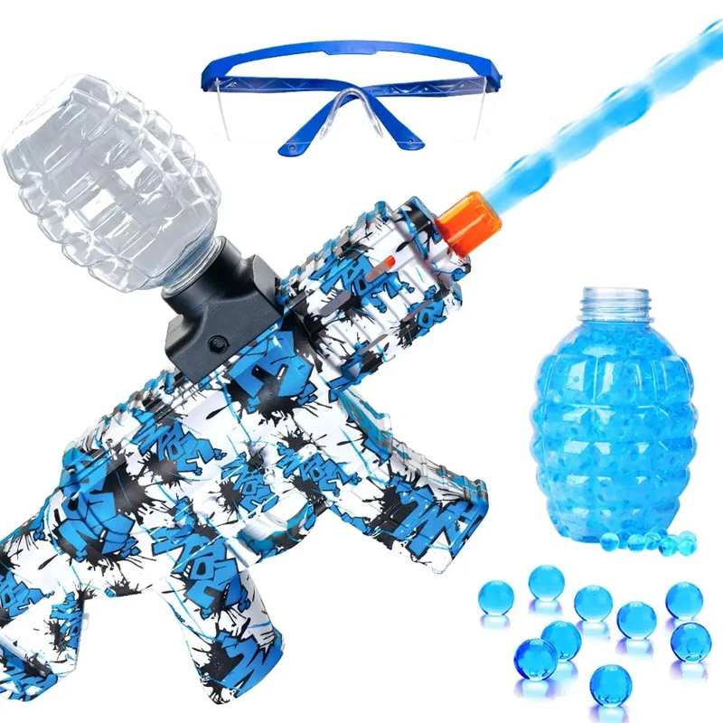 Pistola de gel M16 para crianças Toy Summer, água exterior Bullet Pistola colorida água Gun Cool Toy para criança Criança