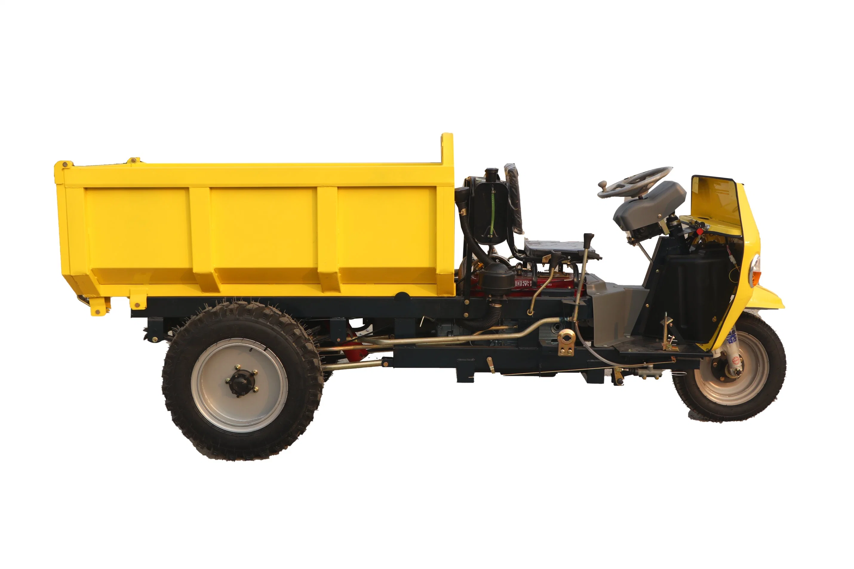 Mini Dumper Elektro Three Wheels Load High Power Tricycle Motorcycle Diesel Garbage Underground Dumper Trucks