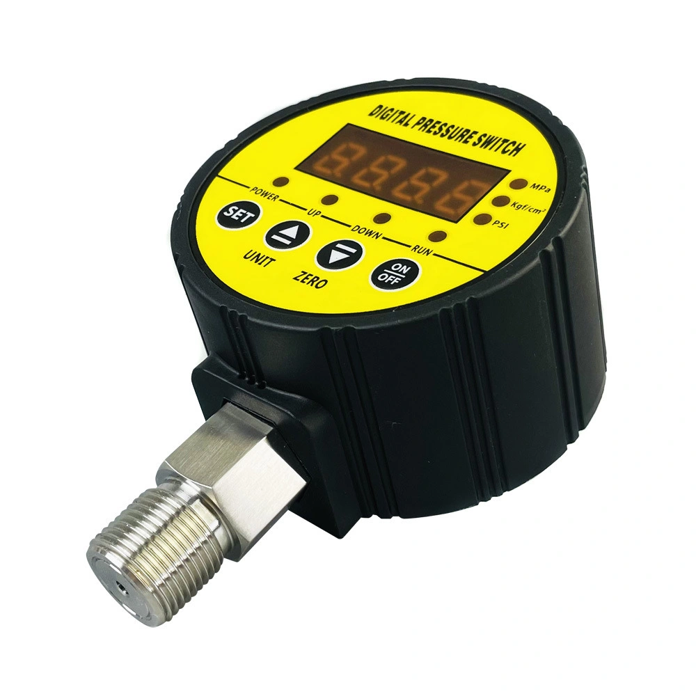 Negative Vacuum Digital Adjustable Pressure Switch for Water Oil Gas with LCD Display