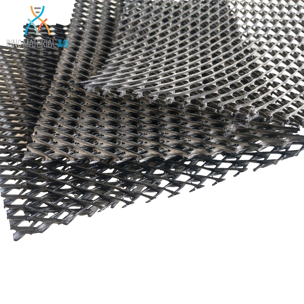 Erhöhen Sie die Festigkeit von Polypropylen PP/PE-Material mit Subgrade Breite 1-4m Hochbelastbare Kunststoff-Geogrid für Port