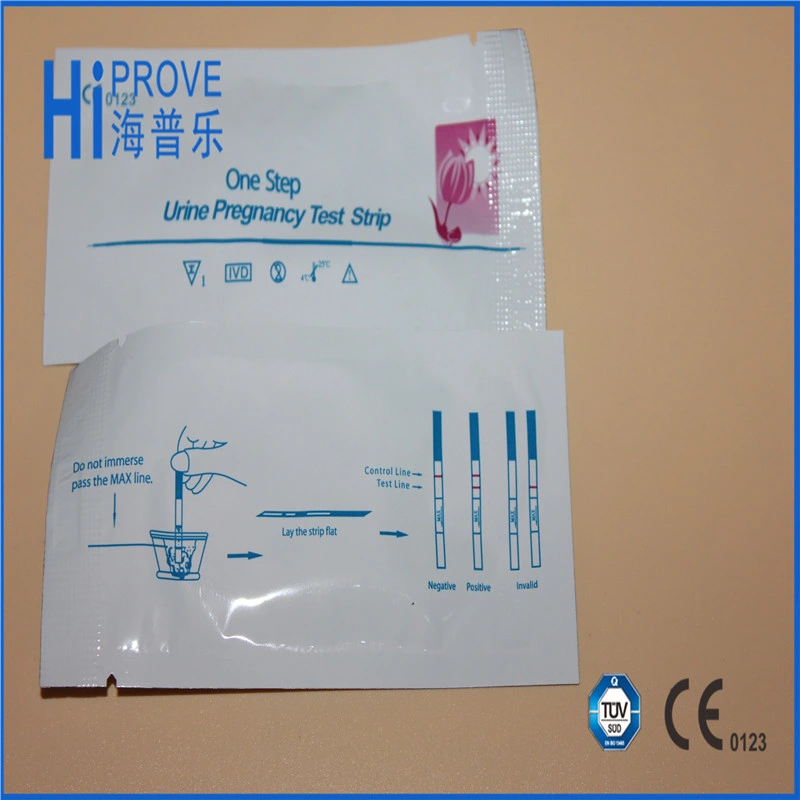 10-12.5miu/Ml HCG Urine Pregnancy Test Strips