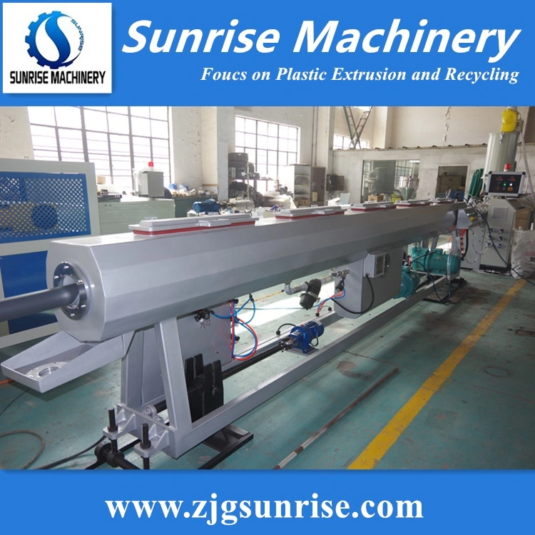 Plastic PVC HDPE PPR Pipe Extrusion Line Vacuum Calibration Tank Water Cooling Tank