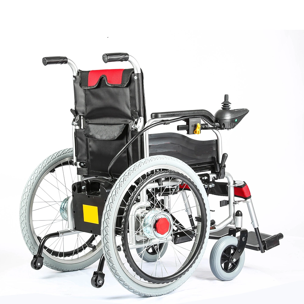 Factory Supply Loading Capacity 100 Kg Lithium Battery Electric Power Wheelchair Lightweight