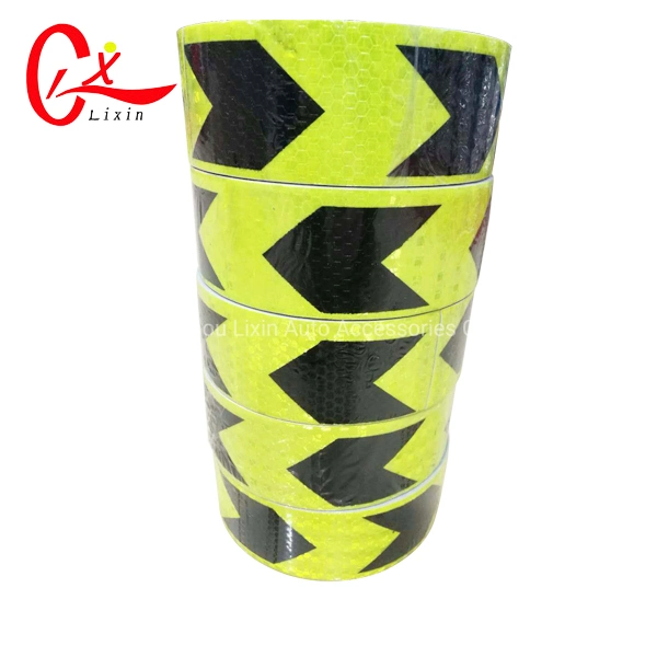 7.5cm*25m Arrow Black Yellow 3m Reflective Tape Saudi Arabia