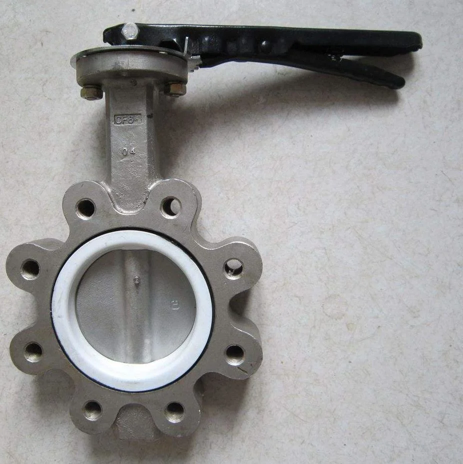 Casting Lug Type Pn 16 Butterfly Valve with Pinless Bell Brand in Tianjin