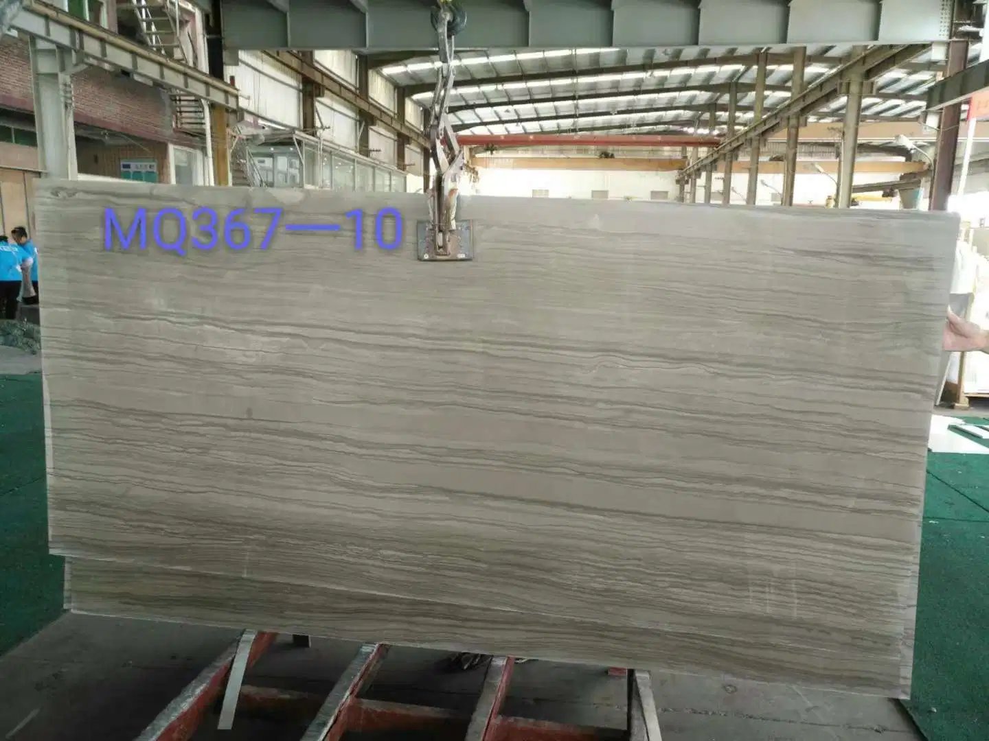 Pollution-Free Polished Natural Stone Grey Marble for Flooring/Countertop