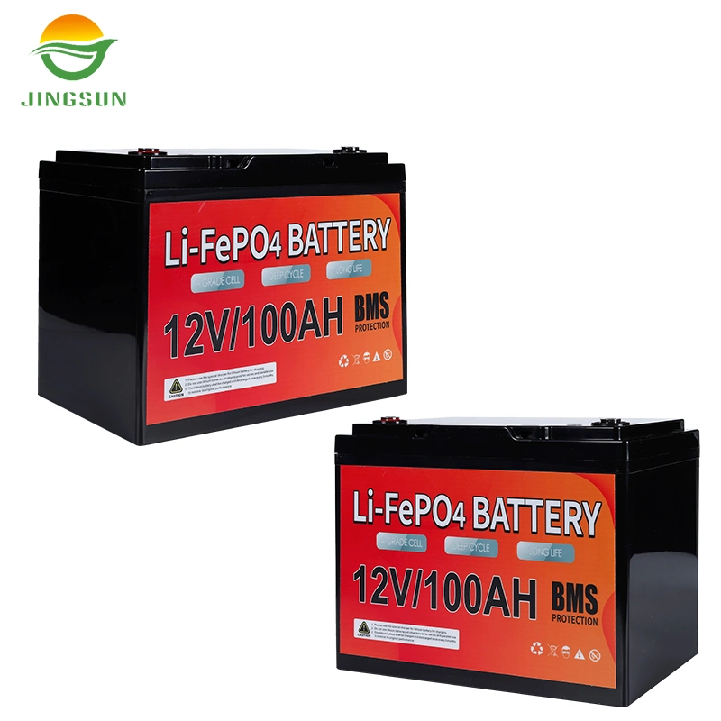 OEM High Discharge Rate Grey/Black/Red Deep Cycle Batteries Lithium Iron Solar Battery