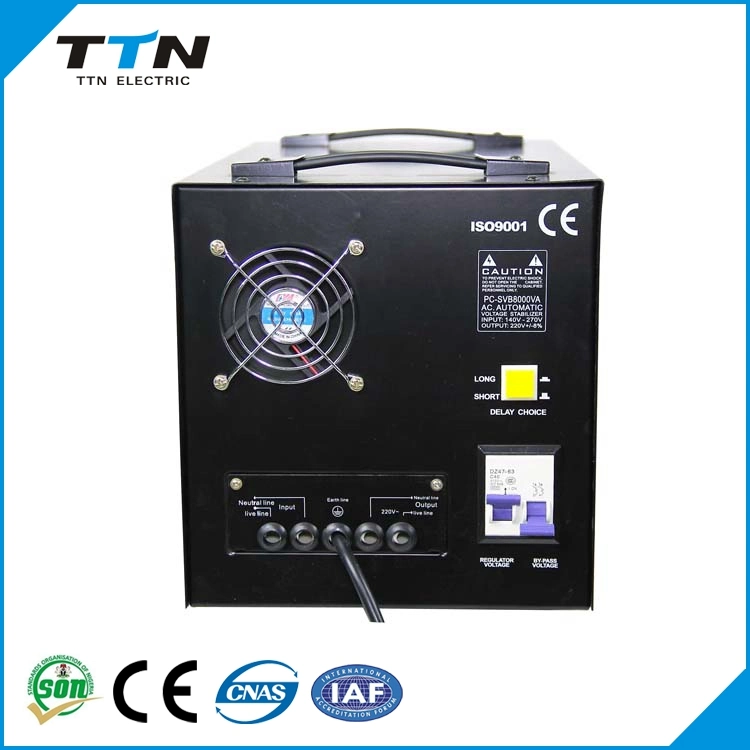 PC-Dcr5000va Single Phase Copper Servo Motor Automatic Voltage Regulator Stabilizers