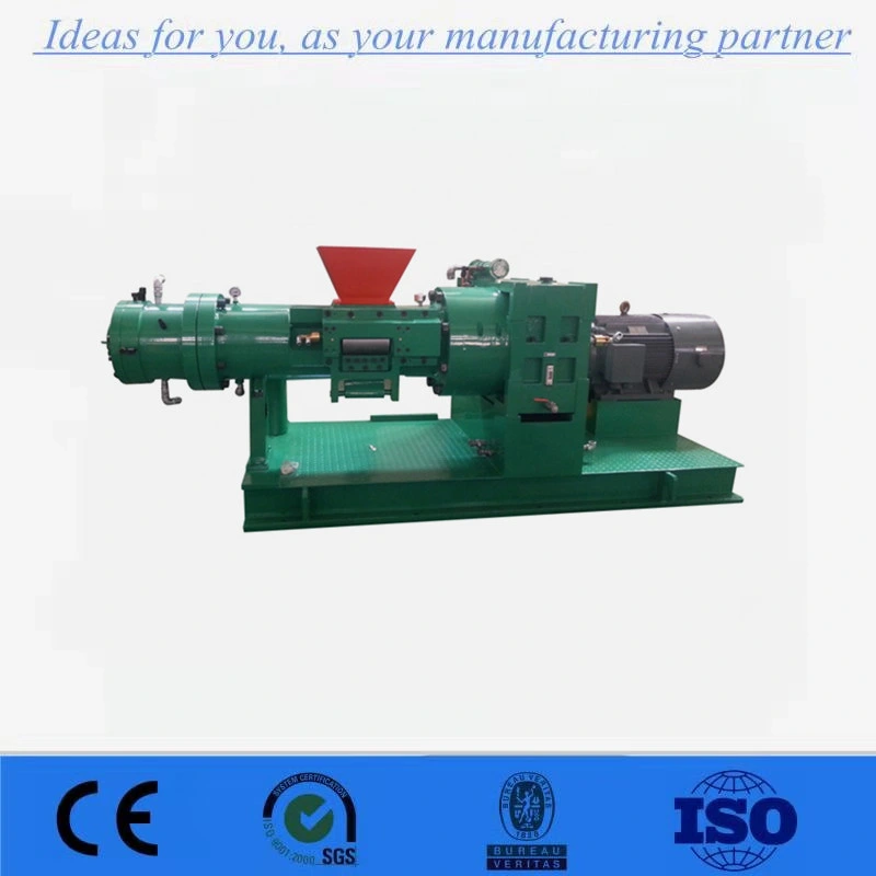 Xj-200 Single Screw Hot Feed Extruder Machine / Cold Feed Rubber Extruding Machine