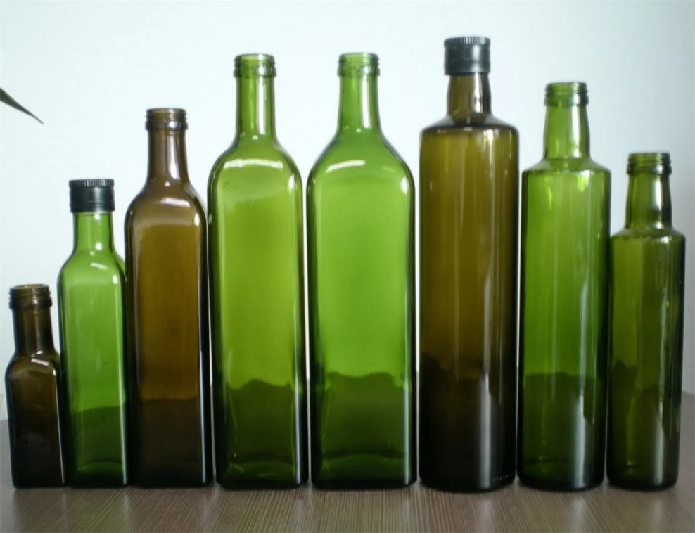 500ml Dark Green Olive Oil Bottle/500ml Square Olive Oil Bottle