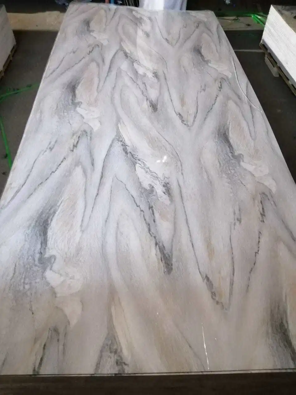 1220*2440 PVC Replacement Marble Sheet for Wall Decoration