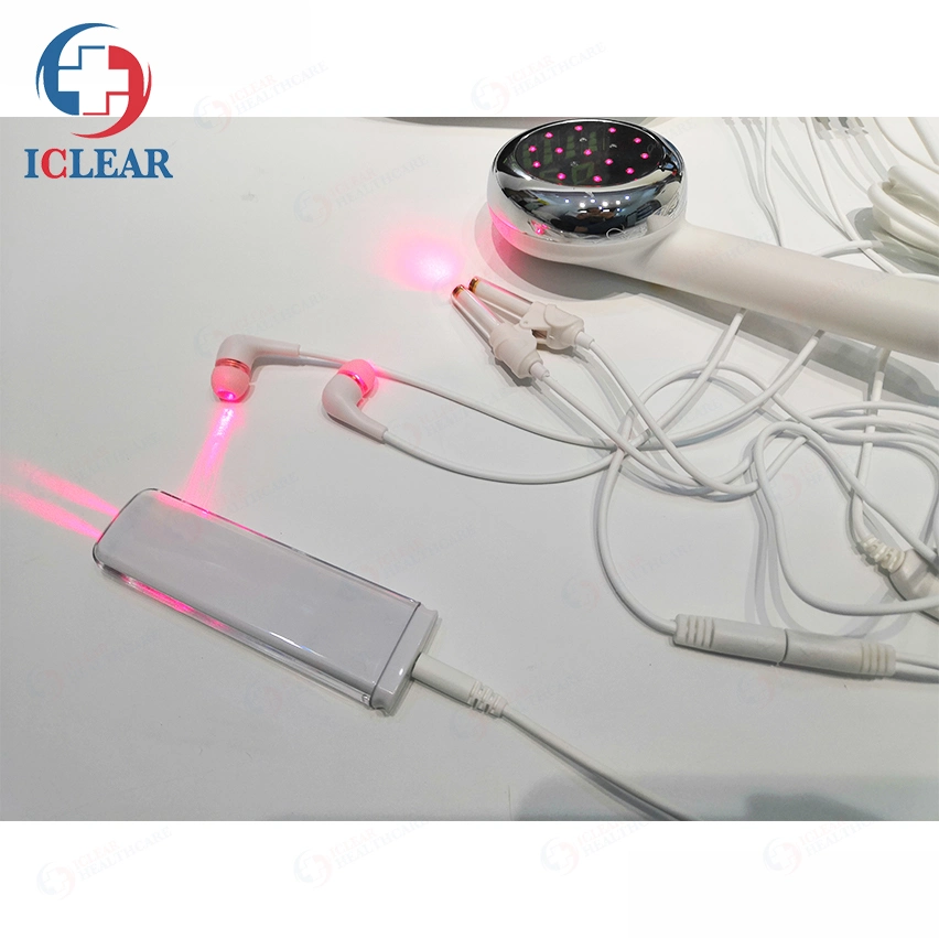 Multi-Functional Low Level Pain Relief Semiconductor Laser Treatment Device for Back Pain, Ear, Mouth