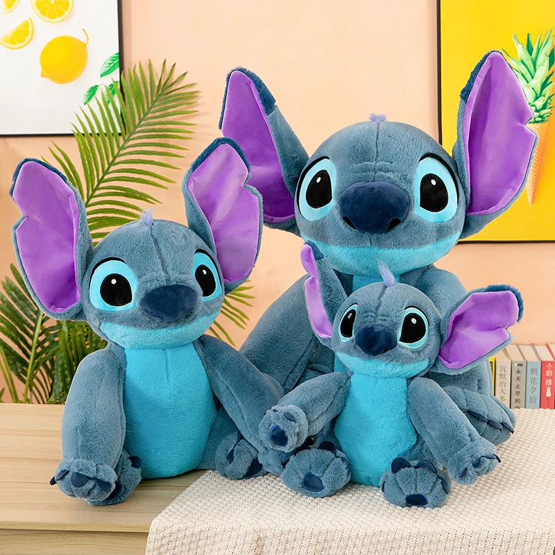 30/45/60cm Poupée Stitch Grande Poupée en Peluche Rembourrée Cadeaux pour Enfants