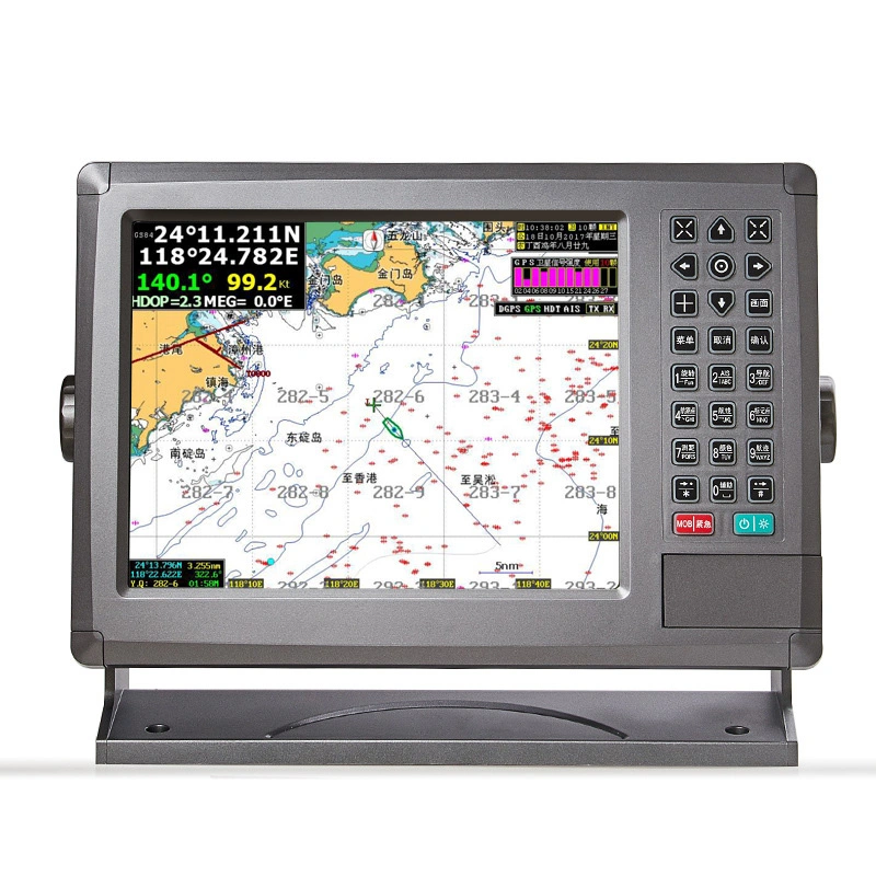 10.4 pouces, écran LCD couleur étanche IPX6 navigateur marin de la pêche