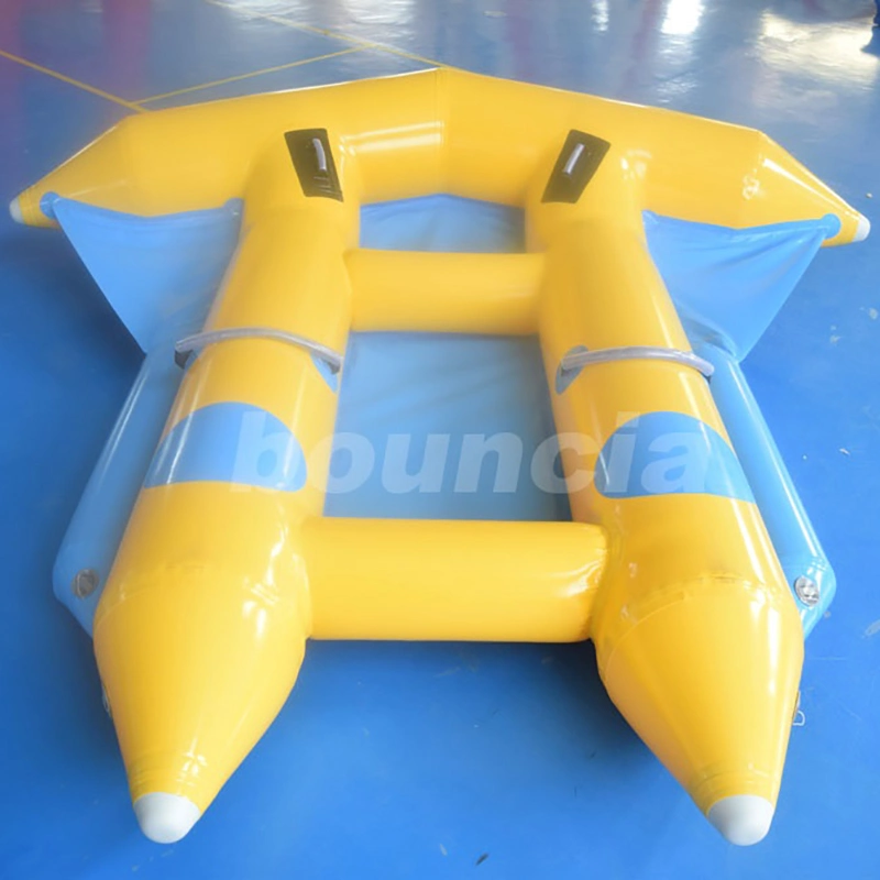 2 Persons Towable Inflatable Flying Fish with Durable PVC Tarpaulin