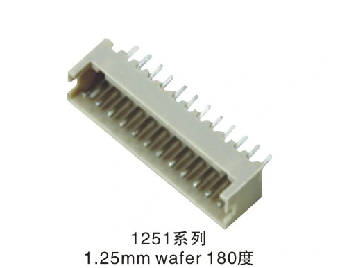 Connecteur droit DIP Wafer 1251 2 à 15 broches Jiln 1,25 mm, fil à carte