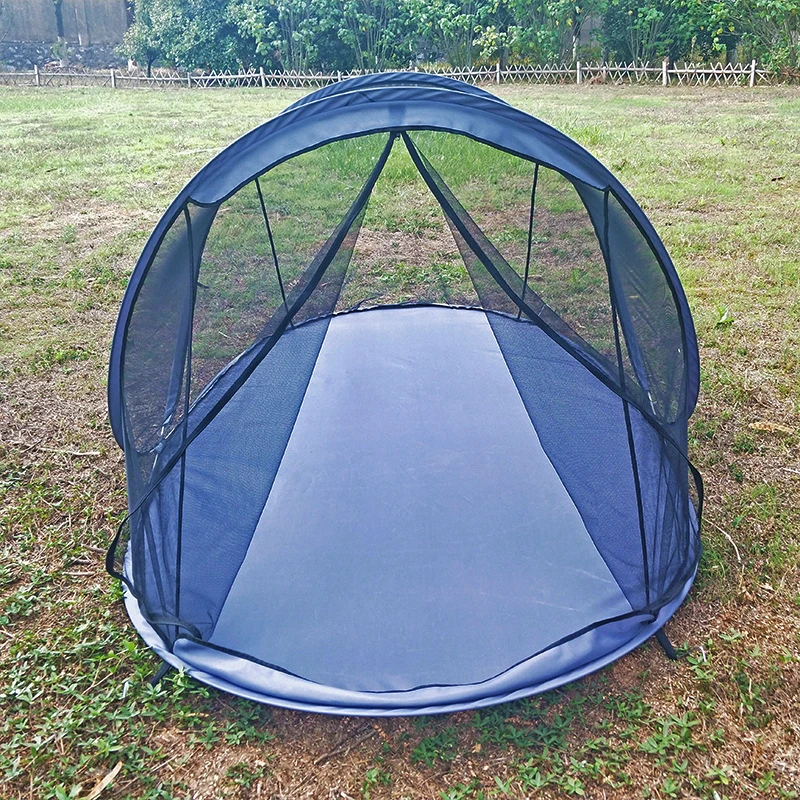 Outdoor Mosquito Net Gauze Tent Wild Camping Ultra Light Aluminum Pole Mountaineering Fishing Equipment Full Gauze Net Mosquito Repellent Tent