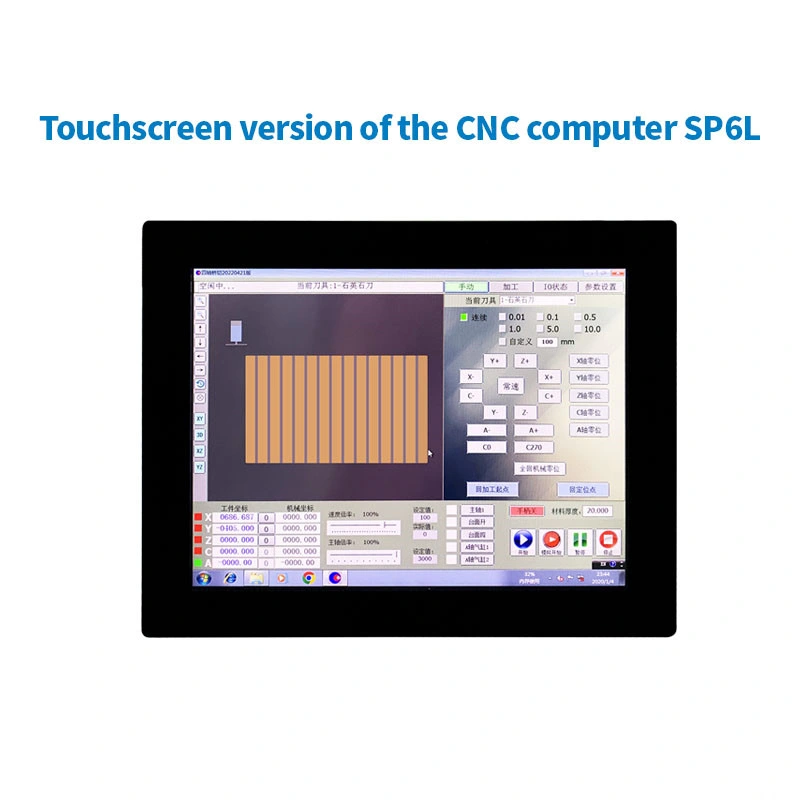 Sistema de corte de piedra CNC con pantalla táctil PC Nnc3 todo en uno Ordenador industrial