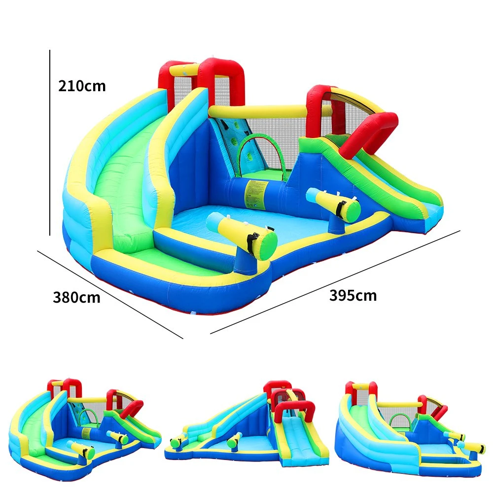 Outdoor Commercial Inflatable Air Jumping Castle Inflatable, Shark with Moving Mouth Bounry Castle Inflatable China for Kids