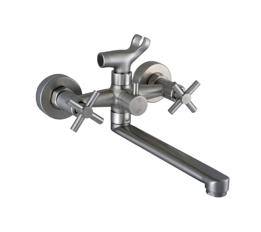 SUS 304 Stainless Steel Bathroom Bathtub Shower Mixer Faucet (H44-102L)