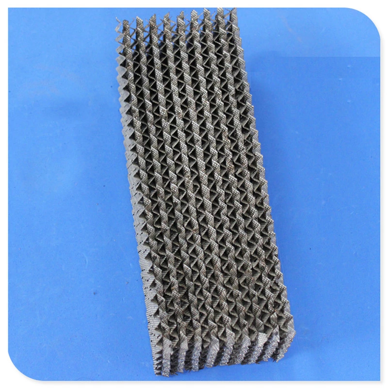 Metal Structured Tower Packing: Perforated Plate Corrugated Packing