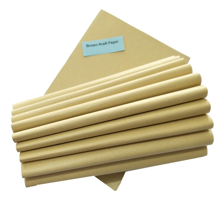 80GSM Recycled Brown Color Kraft Paper for Packing