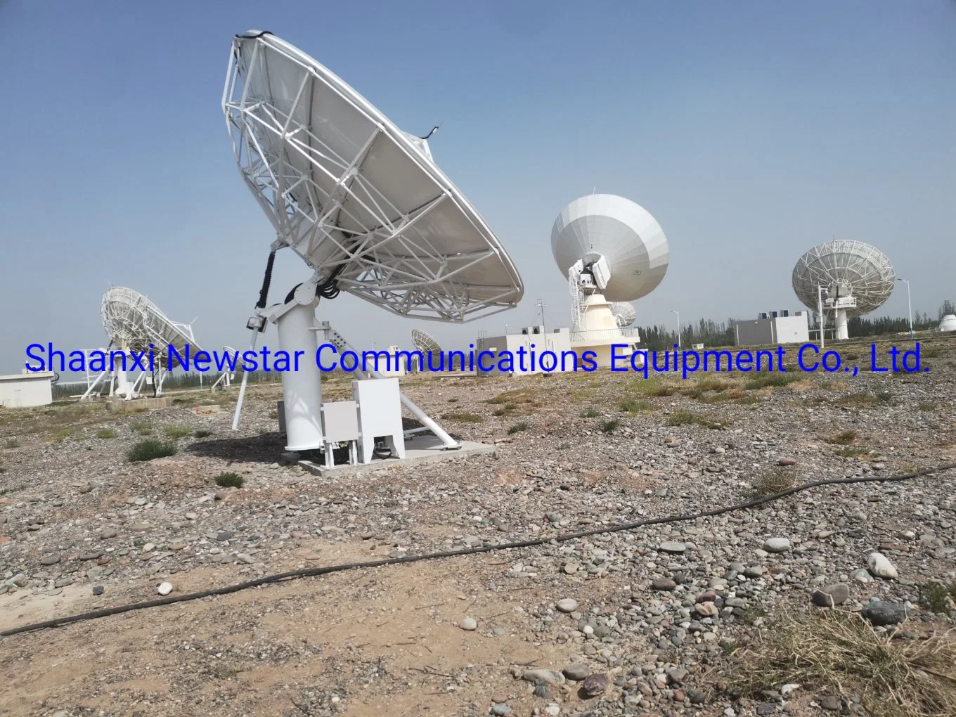 6.2M estación terrena de motorizada de la antena Rx/Tx