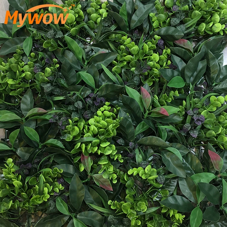 Garden Artificial Plants Crafts Wholesales Anti-UV PE Plastic Landscaping Green Wall Flor Artificial