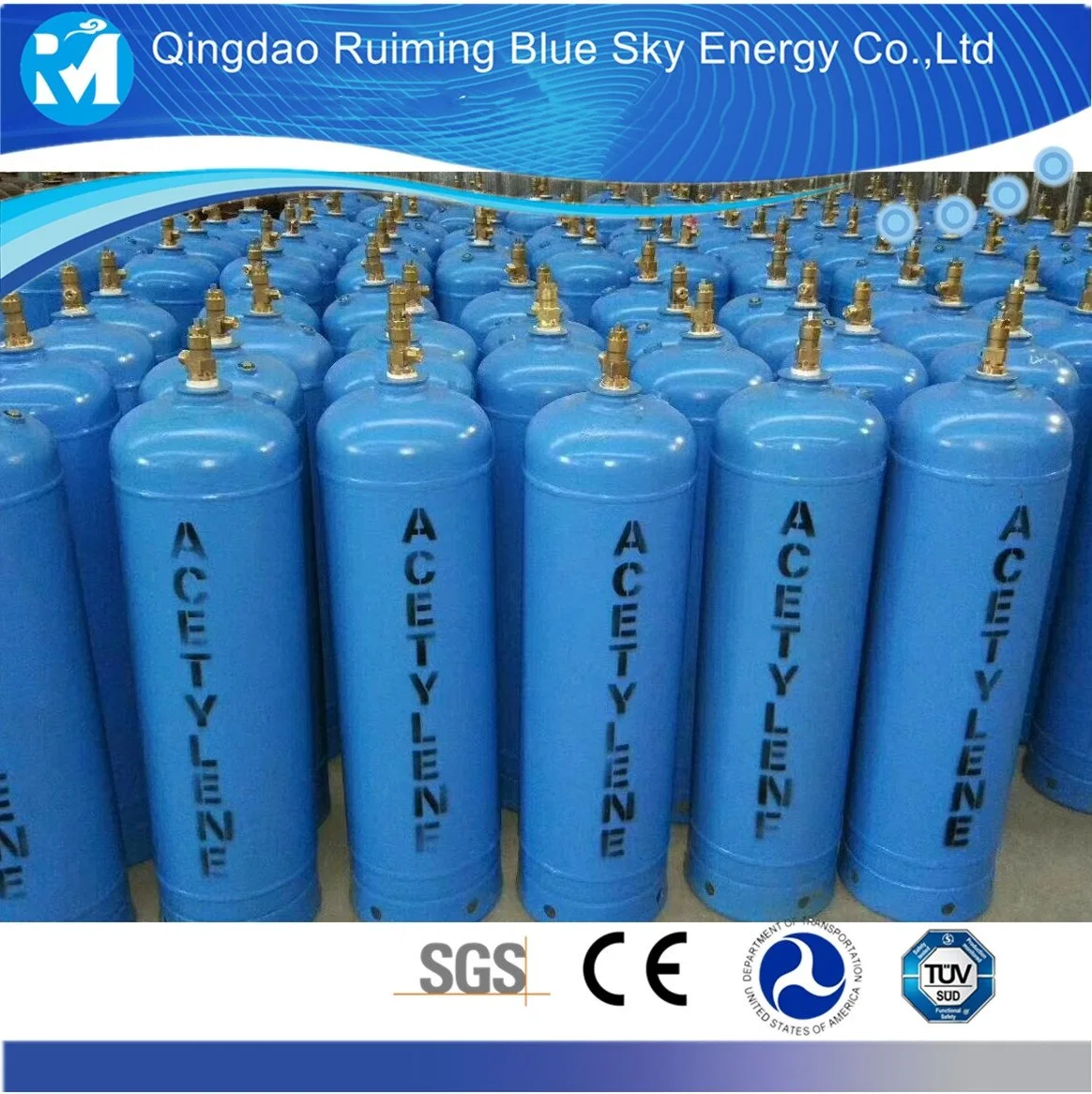 98% Purity Dissolved Acetylene Gas Oxygen Acetylene