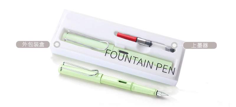 Macaron Color Fountain Pen Kalligraphie Stift mit Stiftetui