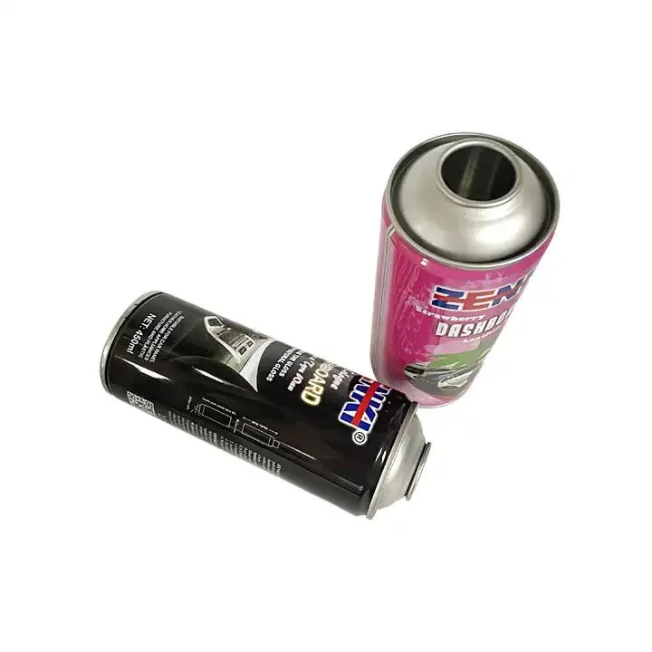 Precio de fábrica 52 mm diámetro almacenamiento de material metálico Aerosol Tin Puede