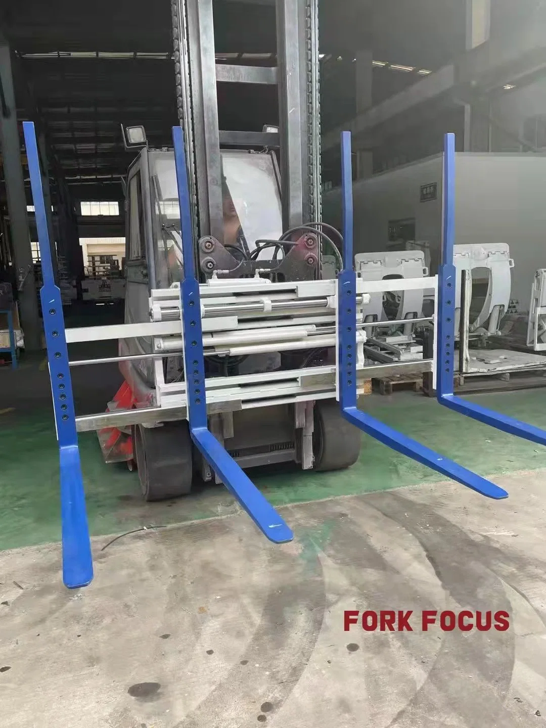 Accesorio de la montacargas de palet Forkfocus Single-Double Handler para muchas marcas de montacargas mastil montacargas