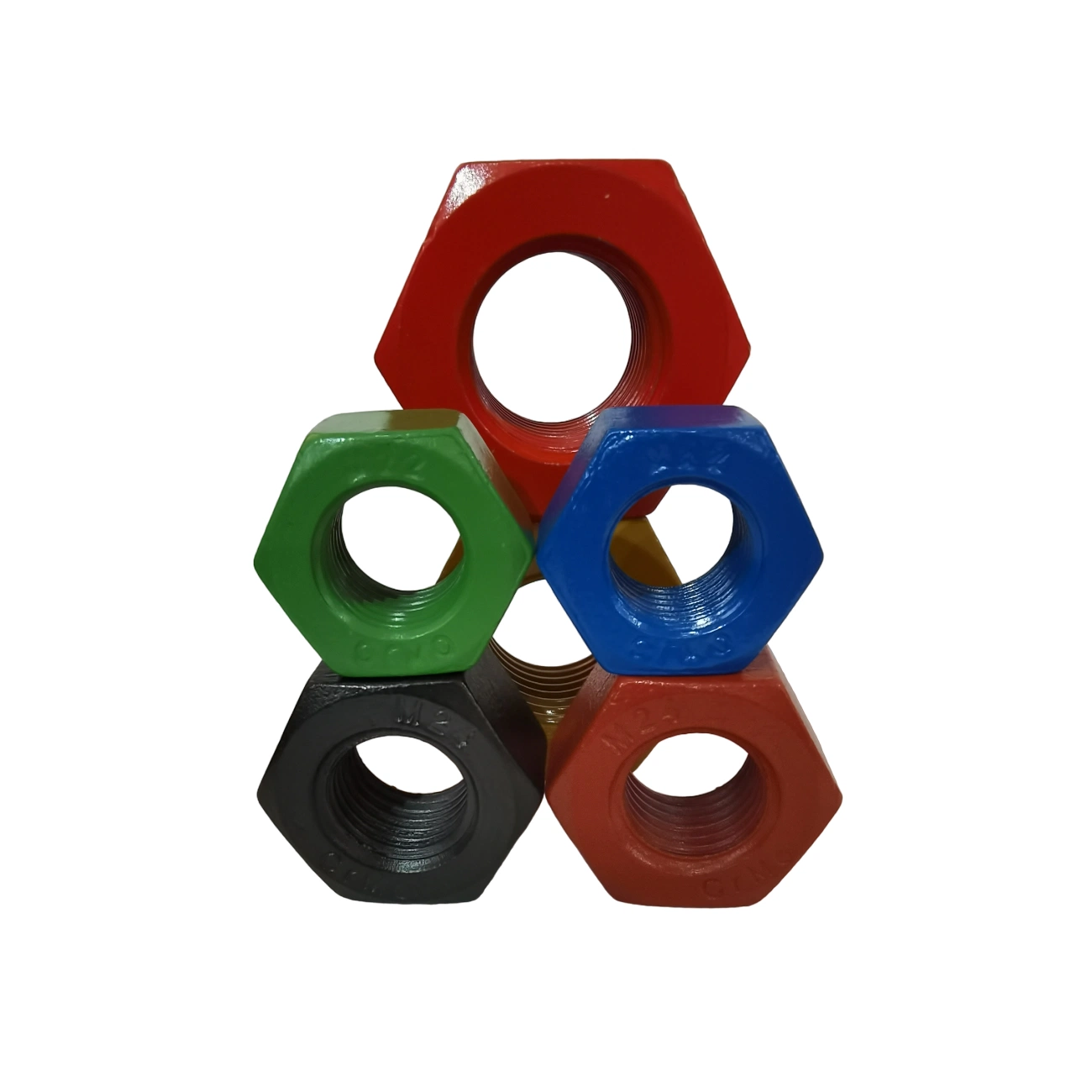 Wholesale/Supplier A194/2h Grade7 42CrMoA Tef/PTFE Polytetrafluoroethylene DIN934 Hexagon Nut