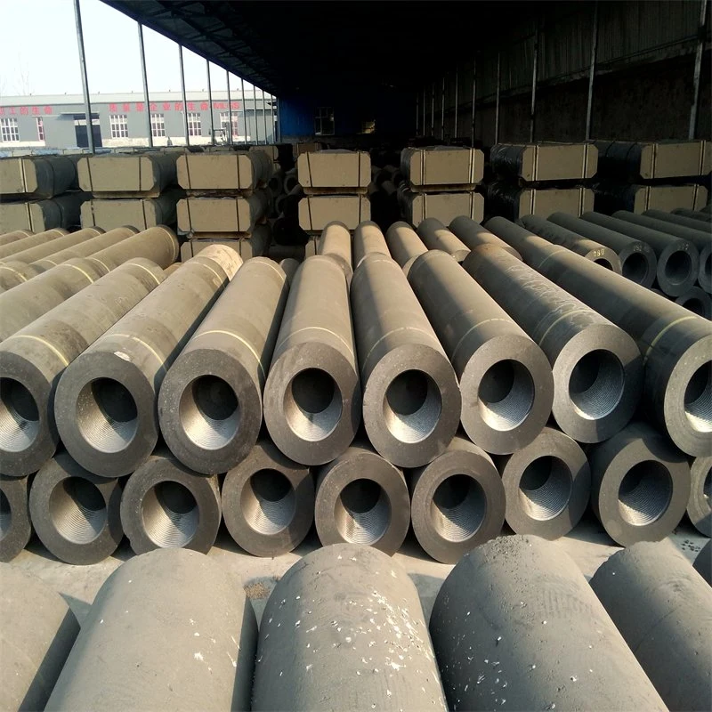 Most Favourable Coal Tar Pitch UHP Carbon Anode 300-600mm Graphite Electrode