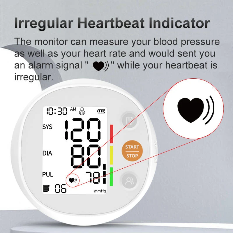 Esfigmomanómetro BP Monitor Digital automático máquina de BP presión arterial Monitores