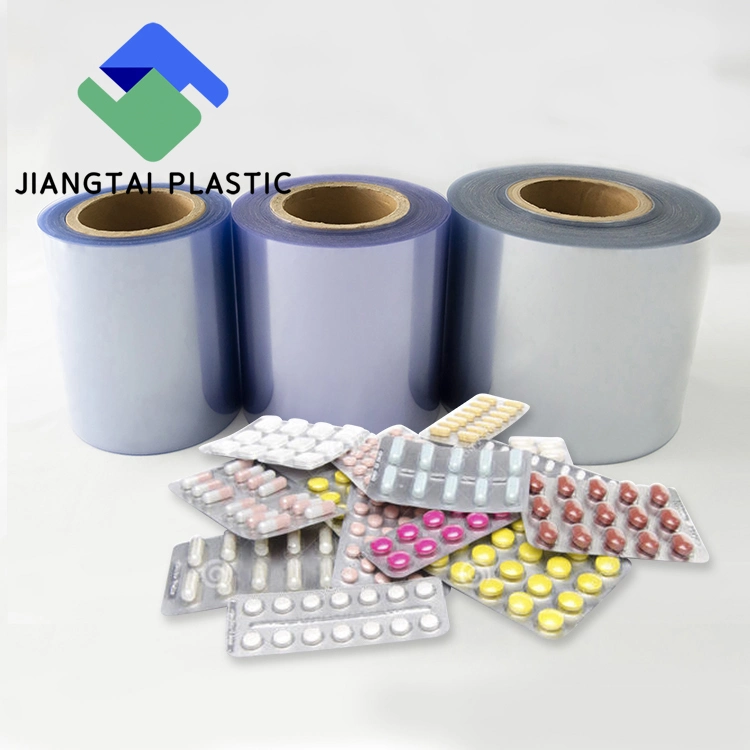 Jiangtai 250 Mciron Medical Packaging Vacuum Forming Rigid PVC Roll