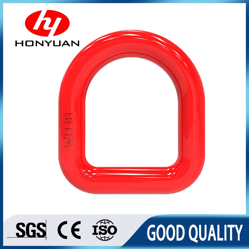 G80 Forged Alloy Steel Weld on D Ring D Ring with Wrap|Lifting D Ring|G80 Link D Ring