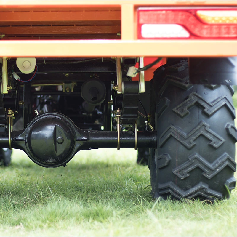 Quadricycle agricole à essence pour adulte avec remorque