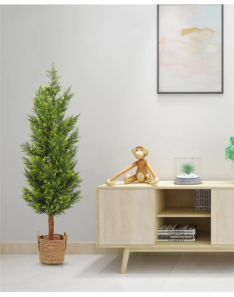 Hot Sale Outdoor Artificial Pine Trees Topiary Bonsai Artificial Plants for Christmas Home Decoration