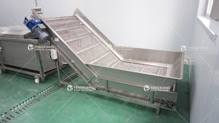 Industrial Fruit Processing Line Orange Washing Dewatering Grading Machines