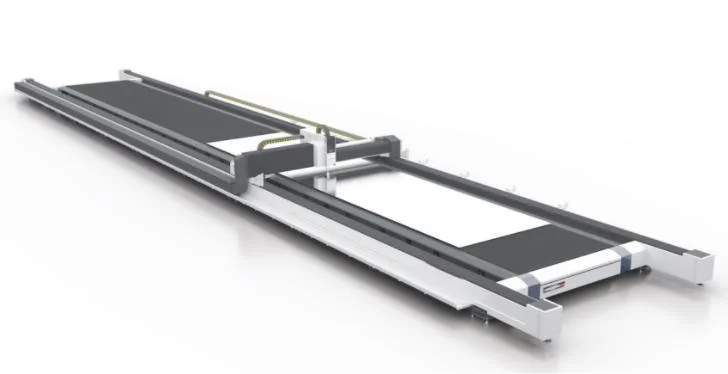 12kw 20kw Ground Rail Gantry Laser Cutting Machine