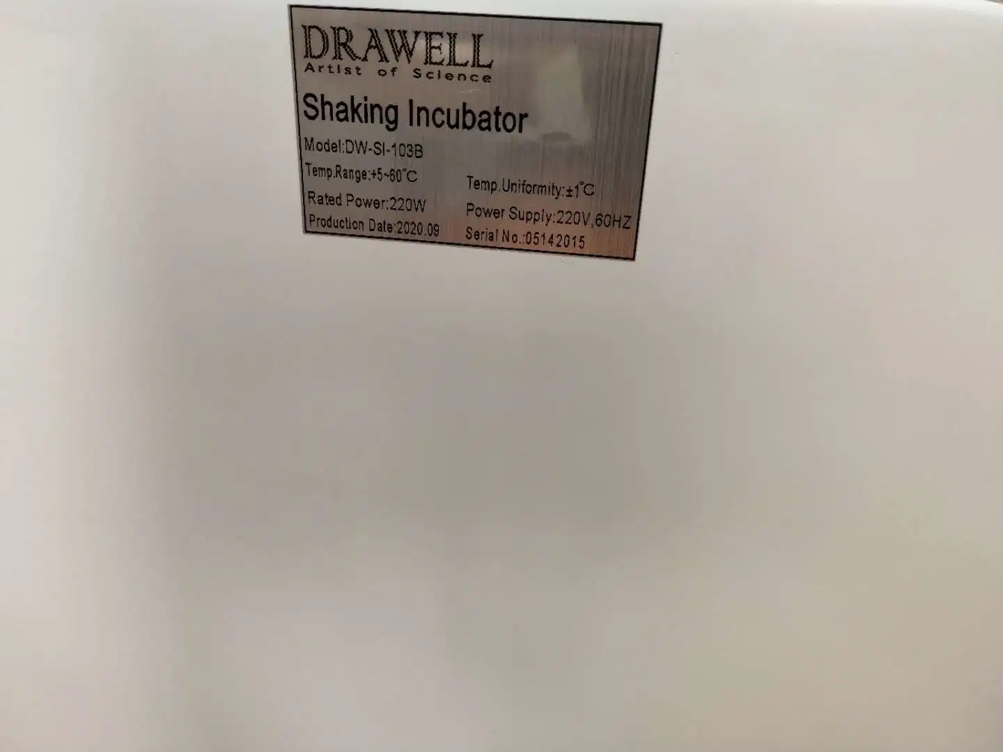 Agitateur de laboratoire Drawell Agitateur incubateur à bain d'eau d'agitation thermostatique