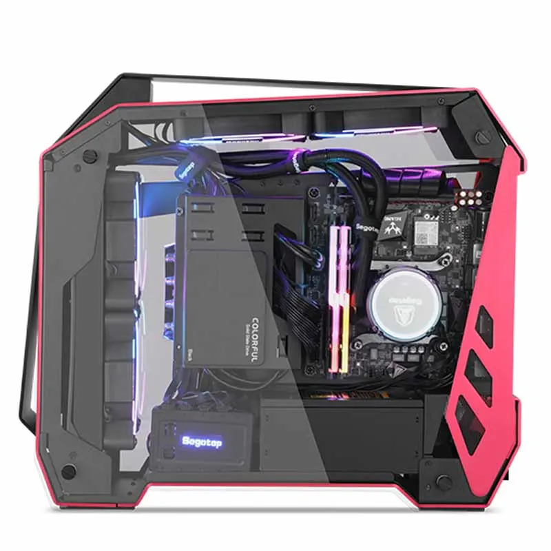 Segotep OEM ODM Tempered Glass Desktop Itx Gaming Computer Case