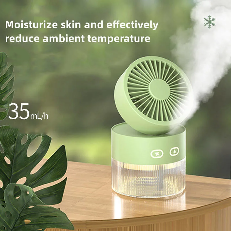 Portable Water Spray Mist Fan Electric USB Rechargeable Hand Mini Fan Humidifier