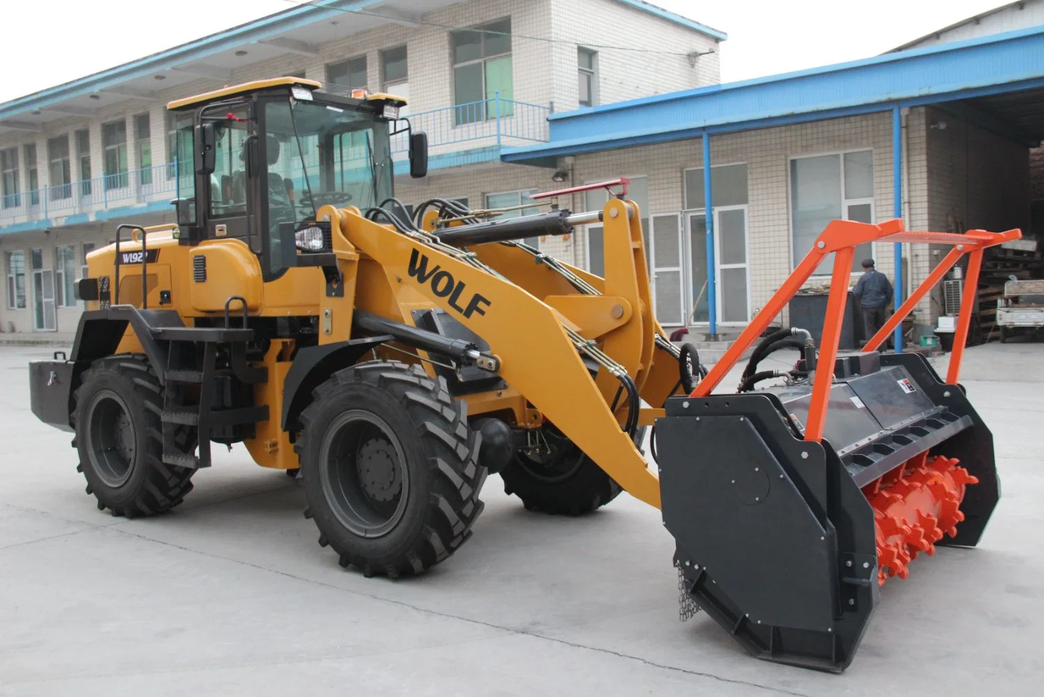 Brasil Populares 2.7Ton carregadora de rodas da Pá Carregadeira Dianteira para a construção de estradas