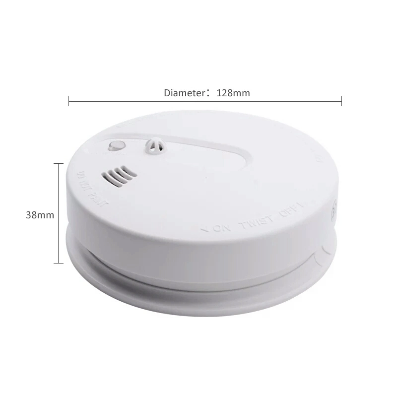 Smoke Detector Heat Sensor Wireless Interconnected Smoke Heat Detector Alarm Battery Operating