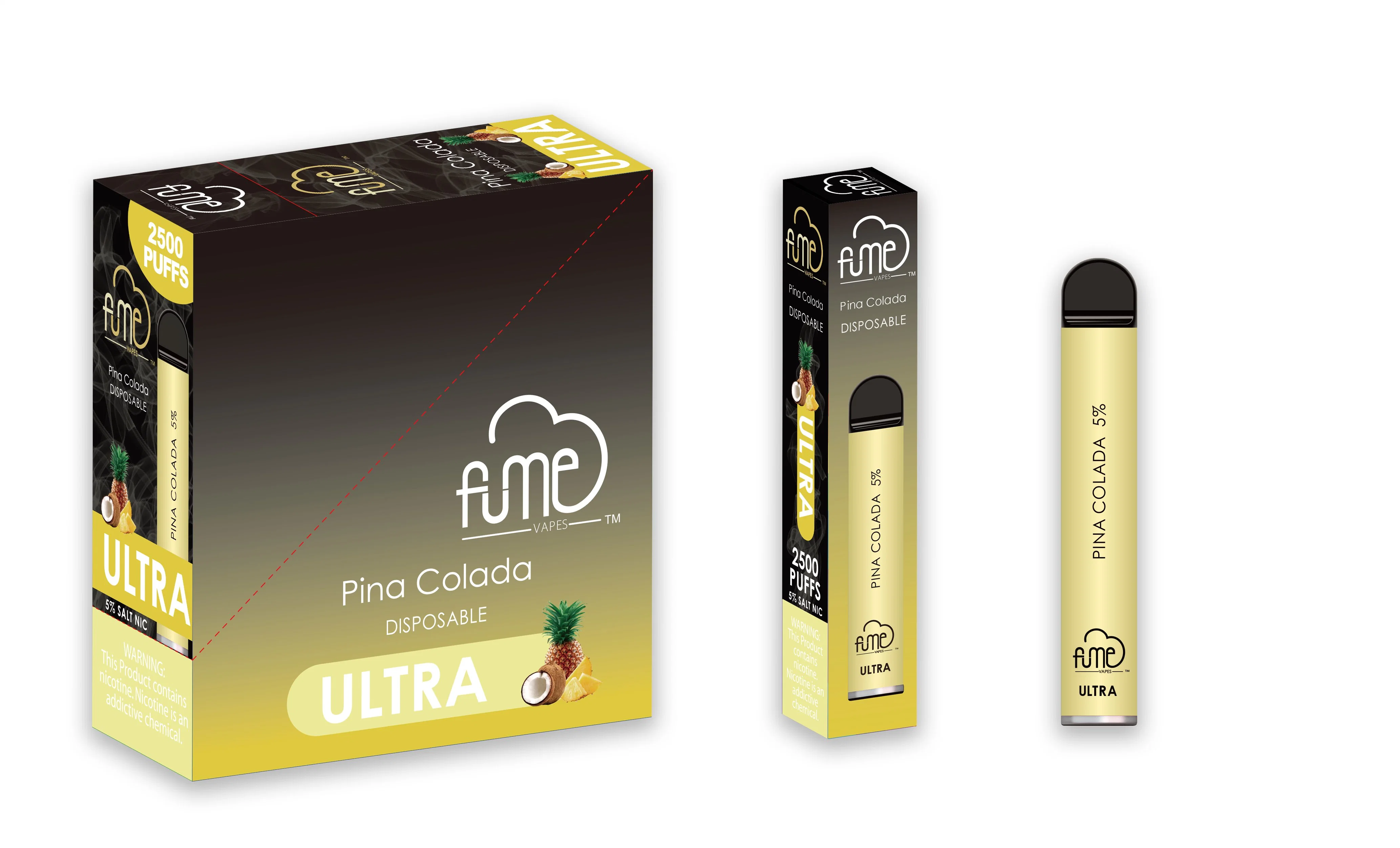 Оптовая торговля приводит к повреждению пера Hookah Ultra 2500 Puffs Электронные сигареты 5% Нико Vape сетка катушки Elf Pod одноразовые