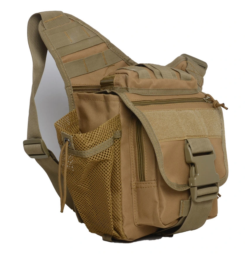 Bolso de cintura táctico de estilo militar para ciclismo, senderismo y deportes al aire libre, resistente al agua y con estampado de camuflaje (CY3611)