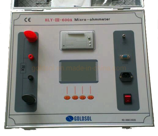 High-Accuracy Micro Ohmmeter/Low Contact Resistance Testers/Loop Resistance Tester 600A